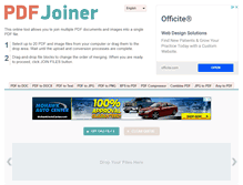 Tablet Screenshot of pdfjoiner.com